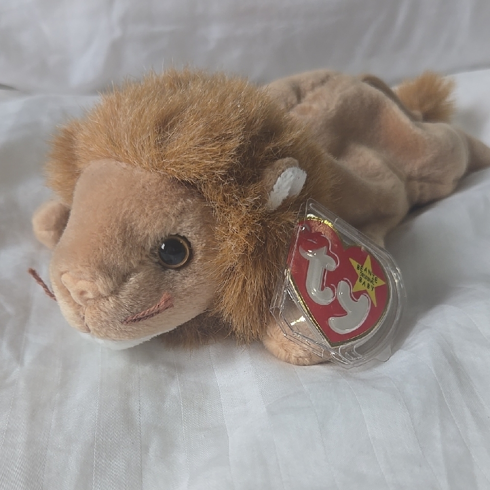 Ty Brown Lion Plush Toy - Roary